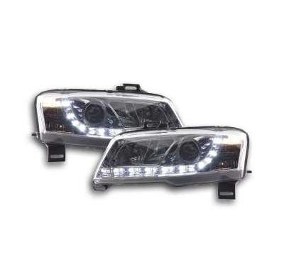Faros Delanteros Luz Diurna Set Luz Diurna Fiat Stilo  01-06 Cromado Fk Automotive