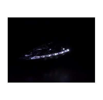 Faros Luz Diurna Ford Fiesta Bj. 08-12 Cromado Fk Automotive