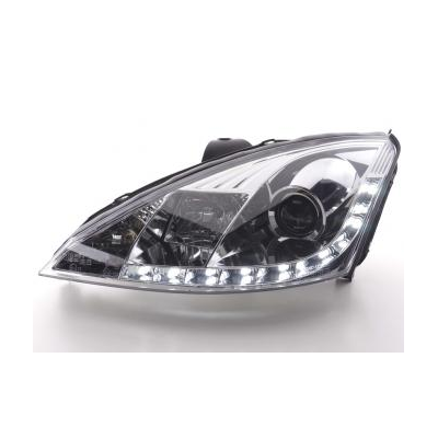 Faros Delanteros Luz Diurna Set Luz Diurna Ford Focus 1 C170 Cromado Fk Automotive