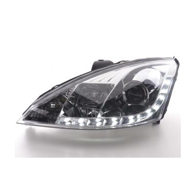 Faros Delanteros Luz Diurna Set Luz Diurna Ford Focus 1 C170 Cromado Fk Automotive