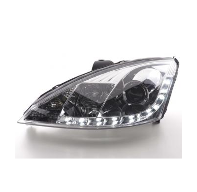 Faros Delanteros Luz Diurna Set Luz Diurna Ford Focus 1 C170 Cromado Fk Automotive