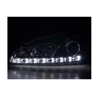 Faros Delanteros Luz Diurna Set Luz Diurna Ford Focus 2 C307 Cromado Fk Automotive