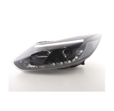 Faros Luz Diurna Set Ford Focus 3 Bj. 2010- Negro Fk Automotive
