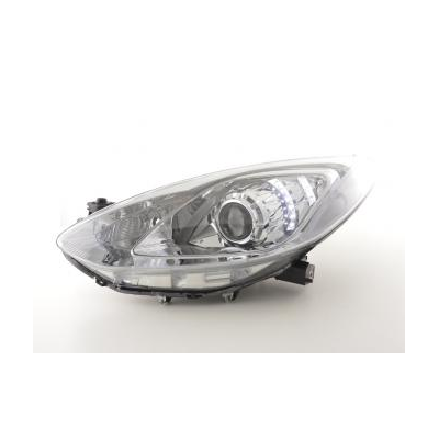 Faros Delanteros Luz Diurna Set Mazda 2, Cromado Fk Automotive