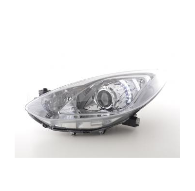 Faros Delanteros Luz Diurna Set Mazda 2, Cromado Fk Automotive