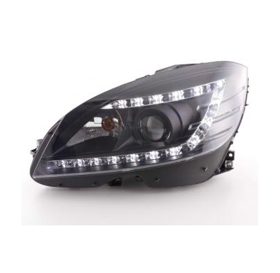 Faros Xenon Daylight Set Mercedes C-Klasse Typ 204 Bj. 07-10 Negro Fk Automotive