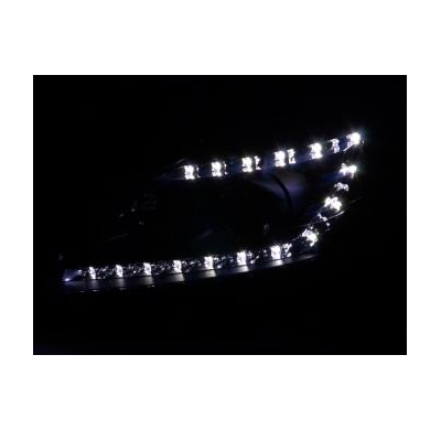 Faros Xenon Daylight Set Mercedes C-Klasse Typ 204 Bj. 07-10 Negro Fk Automotive