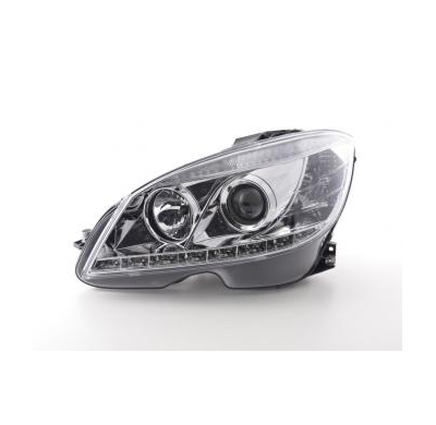 Faros Luz Diurna Mercedes C-Klasse W204 Bj. 07-10 Cromado Fk Automotive