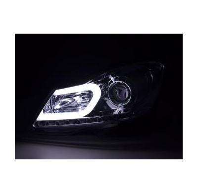 Faros Luz Diurna Mercedes C-Klasse W204 Bj. 11-14 Cromado Fk Automotive