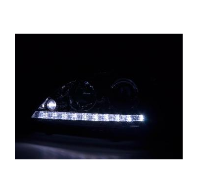 Faros Delanteros Luz Diurna Set Mercedes Benz M-Klasse Modelo W163  02-04 Cromado Fk Automotive