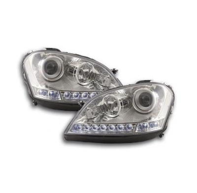 Faros Delanteros Luz Diurna Set Mercedes Benz M-Klasse Modelo W164  05-08 Cromado Fk Automotive