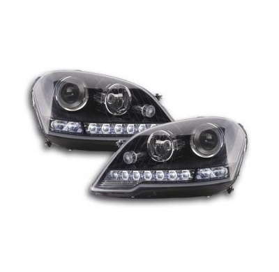 Faros Delanteros Luz Diurna Set Mercedes-Benz Ml-Klasse 164  08-11 Negro Fk Automotive