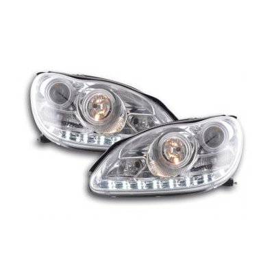 Faros Delanteros Luz Diurna Set Mercedes Benz Clase S W220  02-05 Cromado Fk Automotive