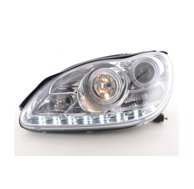Faros Delanteros Luz Diurna Set Mercedes Benz Clase S W220  02-05 Cromado Fk Automotive