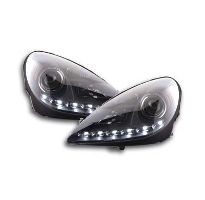 Faros Delanteros Luz Diurna Set Luz Diurna Mercedes Benz Slk R171 Negro Fk Automotive
