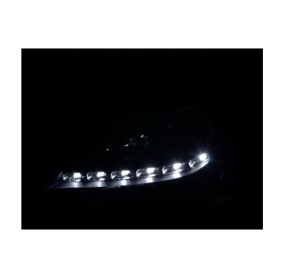 Faros Delanteros Luz Diurna Set Luz Diurna Mercedes Benz Slk R171 Negro Fk Automotive