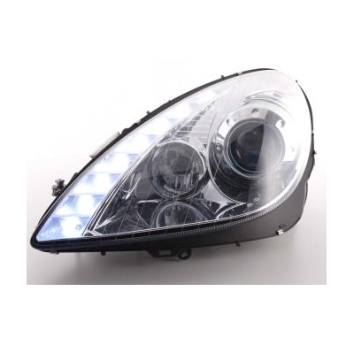 Faros Delanteros Luz Diurna Set Mercedes-Benz Slk Modelo 171, Cromado Fk Automotive