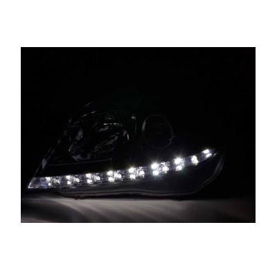 Faros Delanteros Luz Diurna Set Opel Astra Modelo H Cromado Fk Automotive