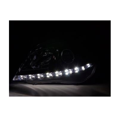 Faros Delanteros Luz Diurna Set Opel Astra Modelo H Cromado Fk Automotive