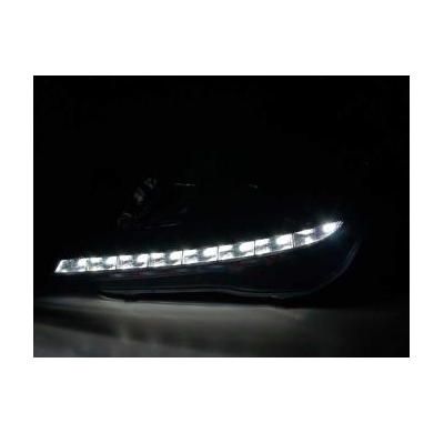 Faros Luz Diurna Set Con R87 Opel Astra H Bj. 2004-2009 Negro Fk Automotive