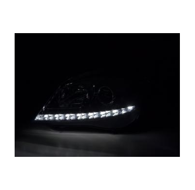 Faros Luz Diurna Con R87 Opel Astra H Bj. 04-09 Cromado Fk Automotive