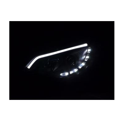 Faros Luz Diurna Con R87 Opel Corsa D Bj. Ab 2011 Negro Fk Automotive