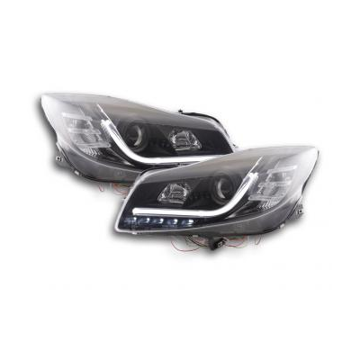 Faros Luz Diurna Con R87 Opel Insignia Bj. Ab 2008 Negro Fk Automotive