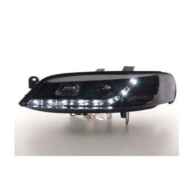 Faros Delanteros Luz Diurna Set Luz Diurna Opel Vectra B  99-02 Negro Fk Automotive