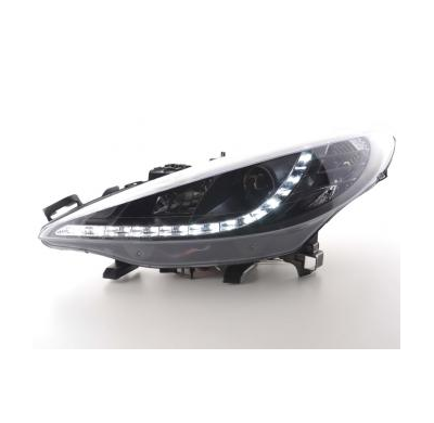 Faros Delanteros Luz Diurna Set Luz Diurna Peugeot 207  06- Negro Fk Automotive