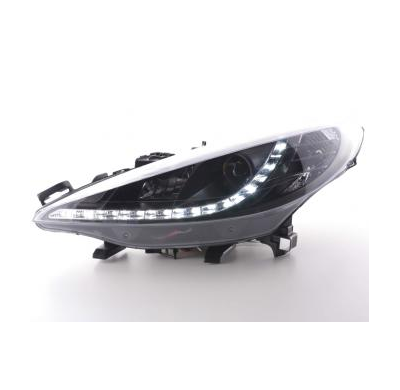 Faros Delanteros Luz Diurna Set Luz Diurna Peugeot 207  06- Negro Fk Automotive