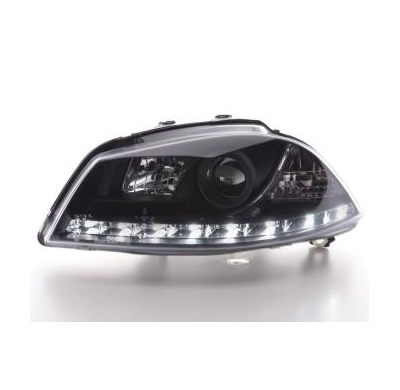 Faros Delanteros Luz Diurna Set Luz Diurna Seat Ibiza 3 6l Negro Fk Automotive