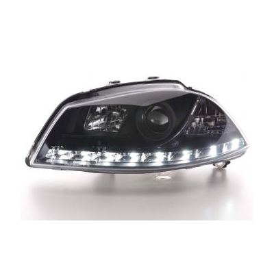 Faros Delanteros Luz Diurna Set Luz Diurna Seat Ibiza 3 6l Negro Fk Automotive