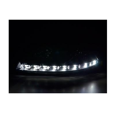 Faros Delanteros Luz Diurna Set Luz Diurna Seat Ibiza 3 6l Negro Fk Automotive