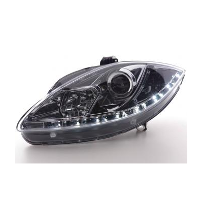 Faros Delanteros Luz Diurna Set Seat Leon Modelo 1p / Altea/Toledo Modelo 5p  05- Cromado Fk Automotive
