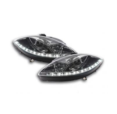 Faros Delanteros Luz Diurna Set Luz Diurna Seat Leon 1p  09- Cromado Fk Automotive