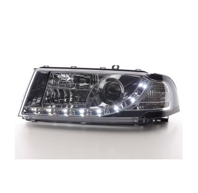 Faros Delanteros Luz Diurna Set Skoda Octavia Modelo 1u  01-04 Cromado Fk Automotive