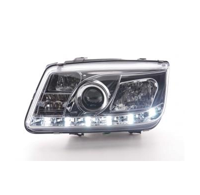 Faros Delanteros Luz Diurna Set Luz Diurna Vw Bora  98-05 Cromado Fk Automotive