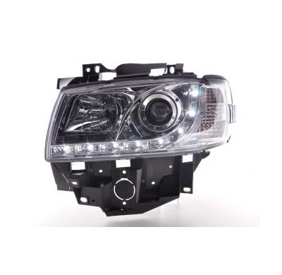 Faros Delanteros Luz Diurna Set Vw Bus Modelo T4  96-03 Cromado Fk Automotive