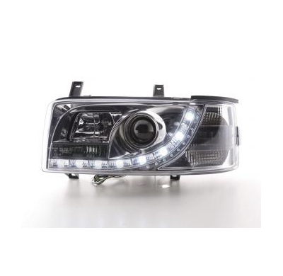Faros Delanteros Luz Diurna Set Luz Diurna Vw Bus T4  90-96 Cromado Fk Automotive