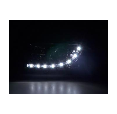 Faros Delanteros Luz Diurna Set Luz Diurna Vw Bus T4  90-96 Cromado Fk Automotive