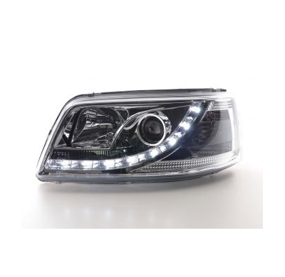 Faros Delanteros Luz Diurna Set Luz Diurna Vw Bus T5  03-09 Cromado Fk Automotive