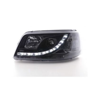 Faros Delanteros Luz Diurna Set Luz Diurna Vw Bus T5  03-09 Negro Fk Automotive