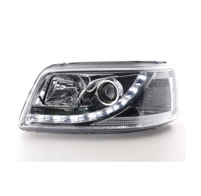 Faros Delanteros Luz Diurna Set Luz Diurna Vw Bus T5  03-09 Cromado Fk Automotive