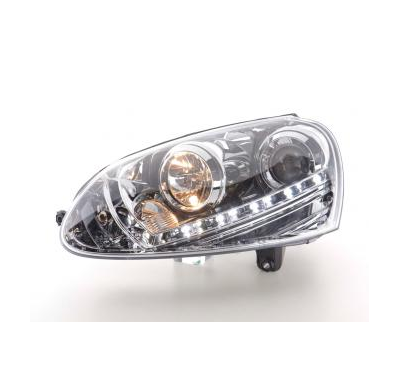 Faros Delanteros Luz Diurna Set Vw Golf 5 Modelo 1k  03-08 Cromado Fk Automotive
