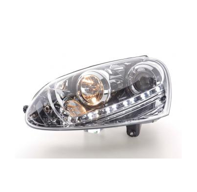 Faros Delanteros Luz Diurna Set Vw Golf 5 Modelo 1k  03-08 Cromado Fk Automotive