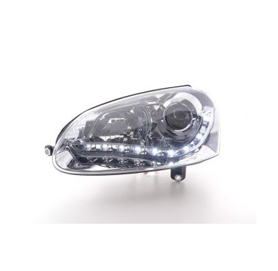 Faros Delanteros Luz Diurna Set Vw Golf 5 Modelo 1k  03-08 Cromado Fk Automotive
