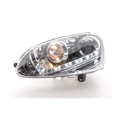 Faros Delanteros Luz Diurna Set Vw Golf 5 Modelo 1k  03-08 Cromado Fk Automotive