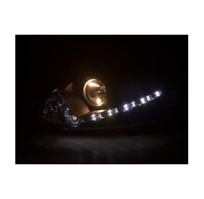 Faros Luz Diurna Vw Golf 5 Typ 1k Bj. 03-08 Negro Fk Automotive