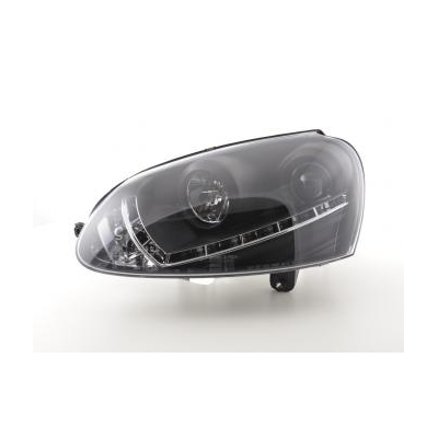 Faros Luz Diurna Vw Golf 5 Typ 1k Bj. 03-08 Negro Fk Automotive