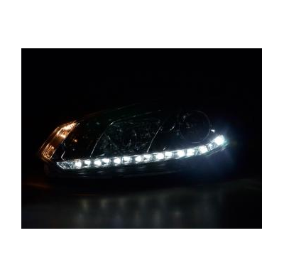 Faros Delanteros Luz Diurna Set Luz Diurna Vw Golf 6 Modelo 1k  08- Cromado Fk Automotive